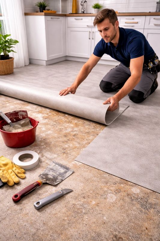 Linoleum Floor Installation in Ridgewood, NY