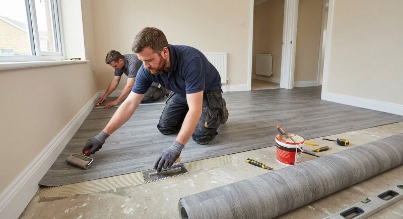 Sheet Linoleum Installation in Little Falls, NJ