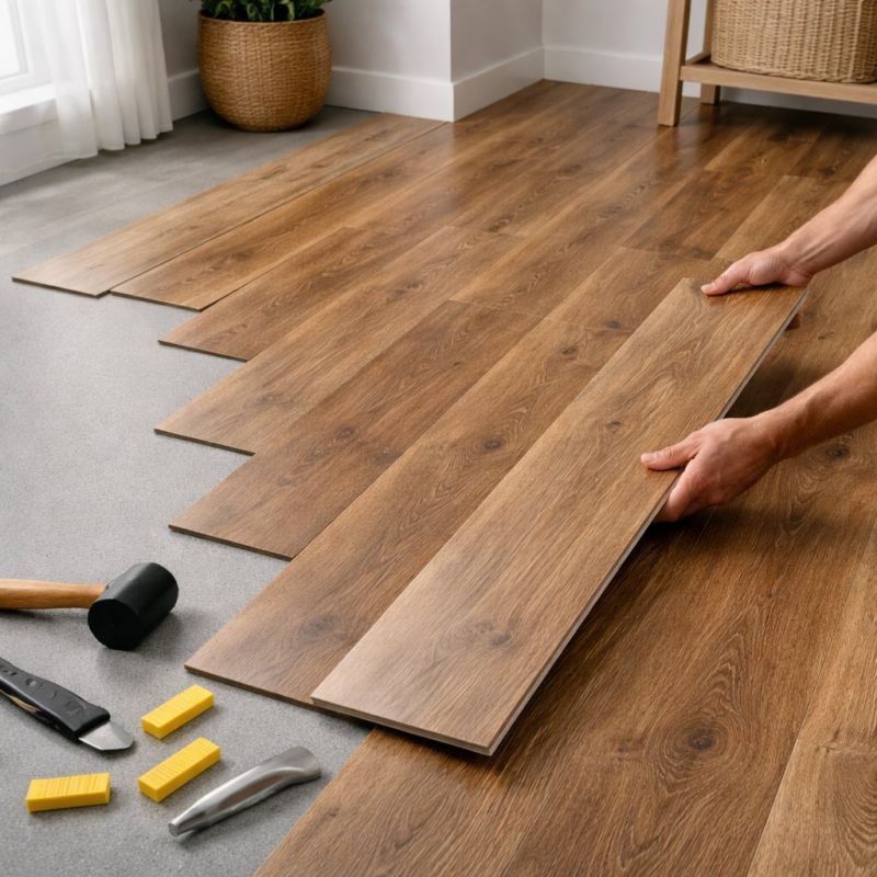 Vinyl Plank Floor Installation in Bergenfield, NJ