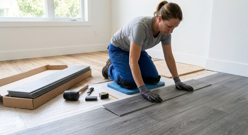 Vinyl Tile Installation in Bergenfield, NJ