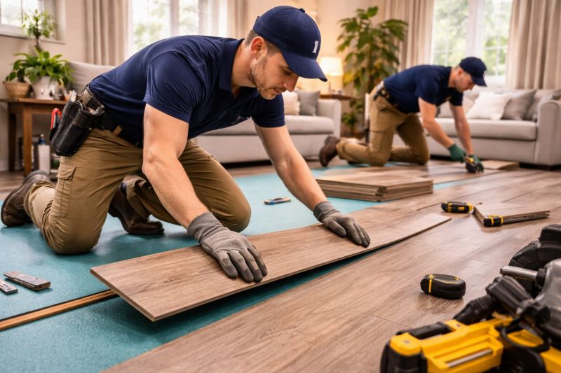 Laminate Floor Replacement in Roslyn, NY